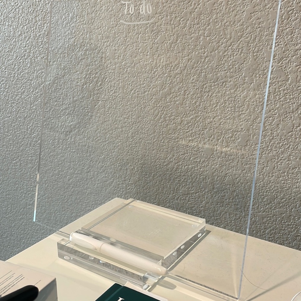 Russell + hazel clear memo board